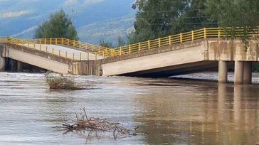 Κατέρρευσε η γέφυρα στον Παλαιόπυργο Λάρισας – Πρόσβαση στην περιοχή μέσω Πυργετού
