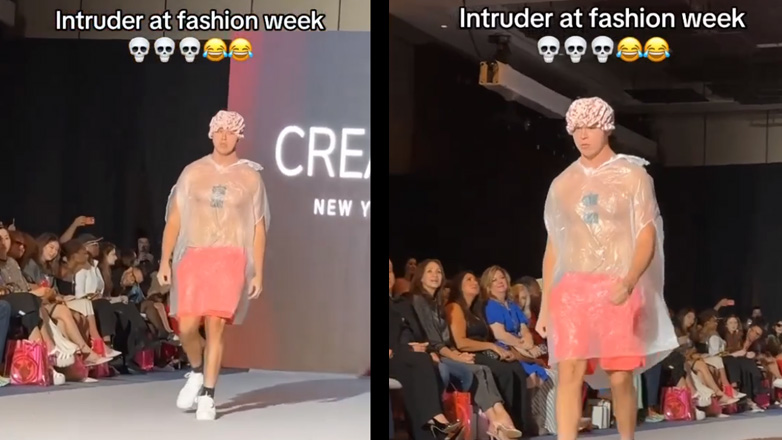 Εισβολέας σε επίδειξη μόδας