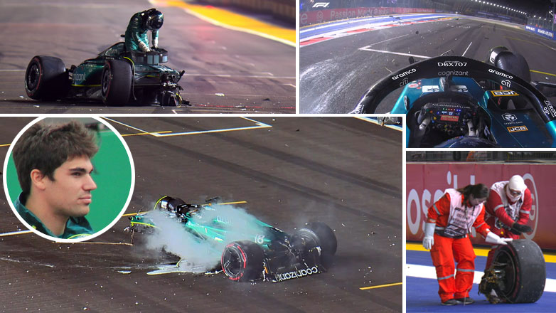 F1: Καρέ καρέ το ατύχημα του L.Stroll