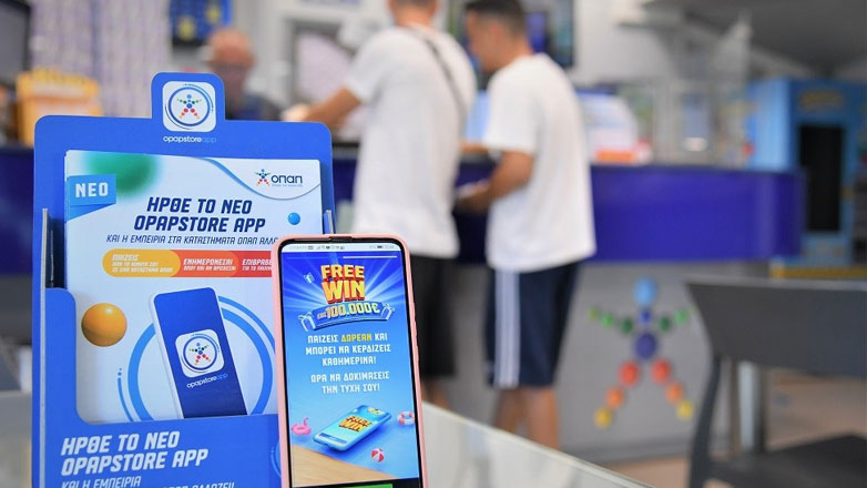 FREEWIN: Εντελώς δωρεάν μέσω του OPAP Store App για κέρδη έως και 100.000 ευρώ καθημερινά