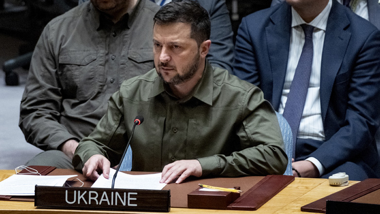 Ο Ζελένσκι κατήγγειλε στο Συμβούλιο Ασφαλείας του ΟΗΕ την «εγκληματική επιθετικότητα» της Ρωσίας