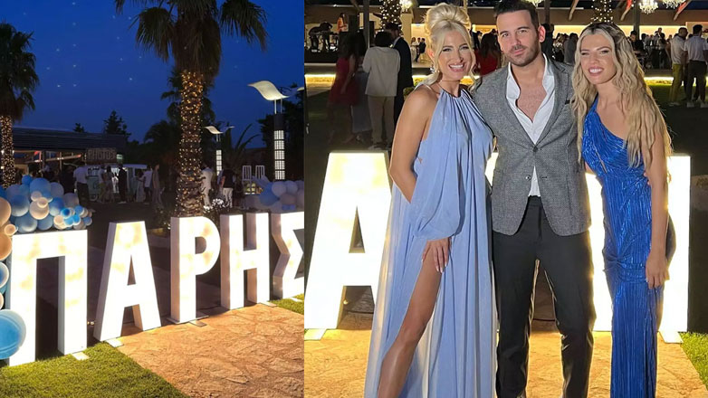 Ιωάννα Τούνη – Δημήτρης Αλεξάνδρου: Βίντεο από τη βάφτιση του γιου τους