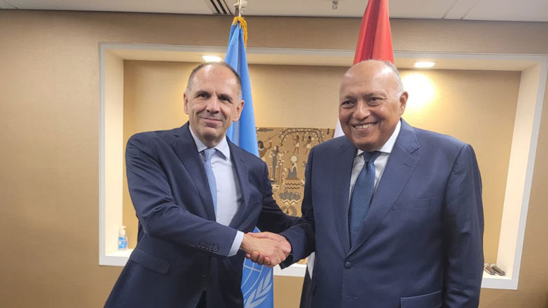 Συνάντηση Γ. Γεραπετρίτη με τον ΥΠΕΞ της Αιγύπτου