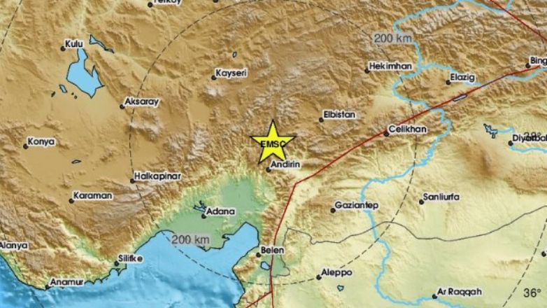 Σεισμός μεγέθους 4,5 Ρίχτερ στο Καχραμανμάρας