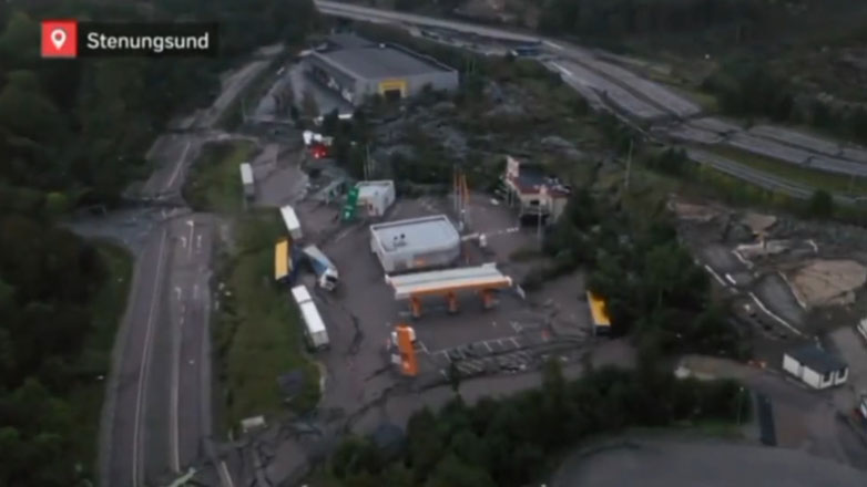 Σουηδία: Κατολίσθηση προκάλεσε την κατάρρευση μεγάλου τμήματος αυτοκινητοδρόμου τη νύχτα – Τρεις τραυματίες