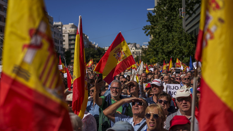 Ισπανία: Διαδήλωση στη Μαδρίτη κατά της χορήγησης αμνηστίας στους Καταλανούς αυτονομιστές