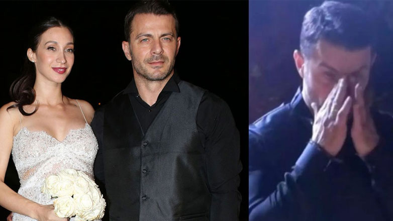 Δάκρυσε ο Γιώργος Αγγελόπουλος στο πάρτι του γάμου του μιλώντας για την απουσία της μητέρας του