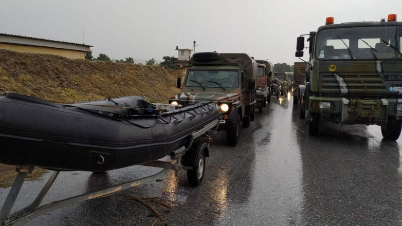 Σε ετοιμότητα οι Ένοπλες Δυνάμεις για την επερχόμενη κακοκαιρία στη Θεσσαλία