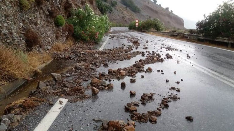 Προβλήματα στην περιοχή των Καλαβρύτων έχει προκαλέσει το κύμα κακοκαιρίας