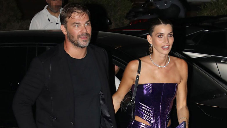 Γιώργος Σαμπάνης – Ιωάννα Σαρρή: Νέα βραδινή έξοδος για το ζευγάρι – Η σέξι εμφάνιση του μοντέλου