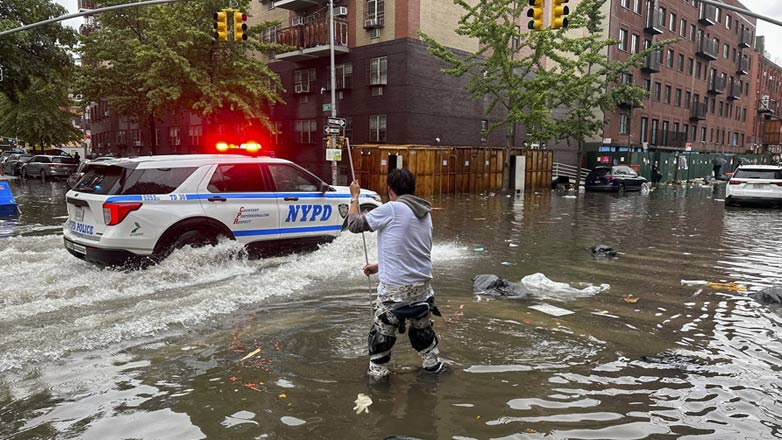 Η Ophelia «έπνιξε» τη Νέα Υόρκη