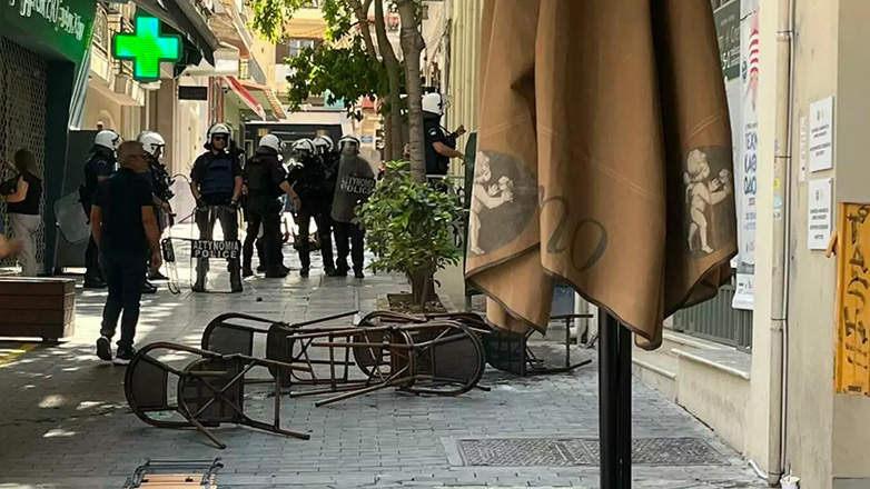 Ηράκλειο: Ισχυρές αστυνομικές δυνάμεις στο κέντρο της πόλης