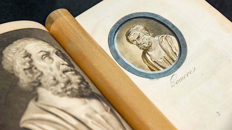 Ο Όμηρος στη Γεννάδειο Βιβλιοθήκη: Σπάνιες εκδόσεις με τα ομηρικά έπη πλαισιώνουν την πρώτη έκθεση του ιδρύματος