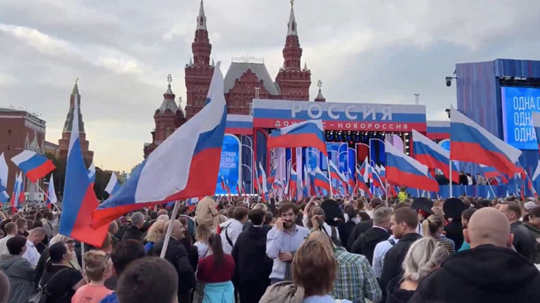 Ρωσία: Συναυλία στην Κόκκινη Πλατεία για τον έναν χρόνο από την προσάρτηση τεσσάρων ουκρανικών περιοχών