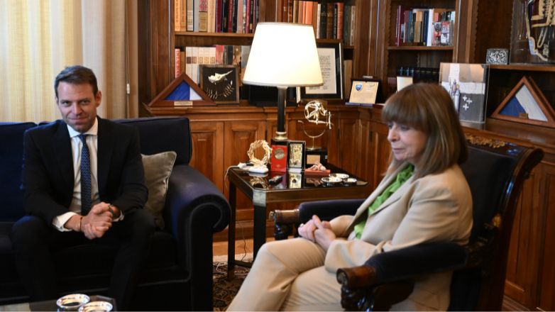 Στο Προεδρικό Μέγαρο ο Στέφανος Κασσελάκης