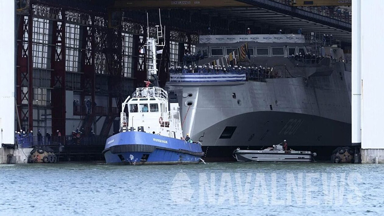 Σήμερα η επίσημη καθέλκυση της φρεγάτας Belharra «Κίμων»