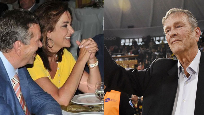 H Ντόρα Μπακογιάννη αποχαιρετά τον «Ξανθό» του ελληνικού μπάσκετ