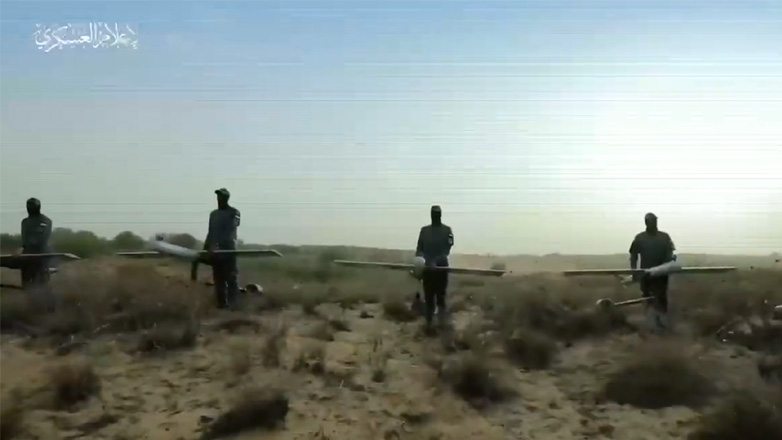 Στη δημοσιότητα βίντεο από τα drones της Χαμάς με την ονομασία Al-Zawari