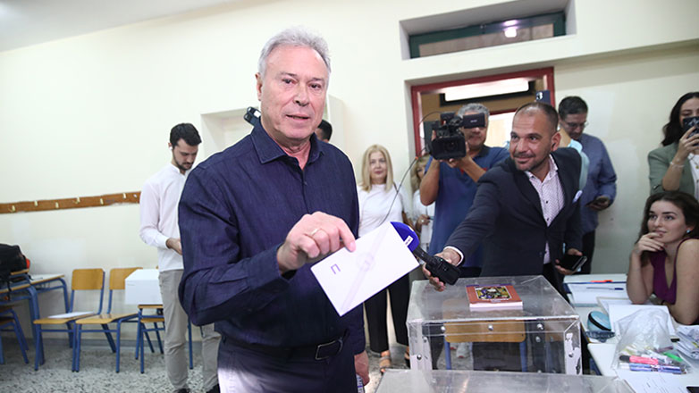 Ψήφισε ο υποψήφιος Περιφερειάρχης Γιάννης Σγουρός