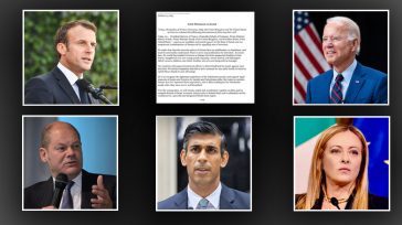 ΗΠΑ, Γαλλία, Γερμανία, Βρετανία και Ιταλία καλούν το Ιράν να μην εξαπλώσει τη σύρραξη πέραν της Γάζας