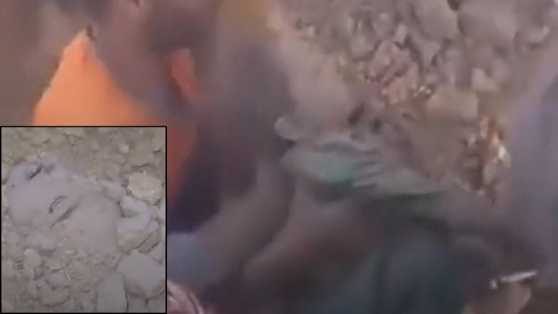 Συγκλονιστικό βίντεο: Μωρό εντοπίζεται ζωντανό κάτω από τόνους πέτρες στο Αφγανιστάν