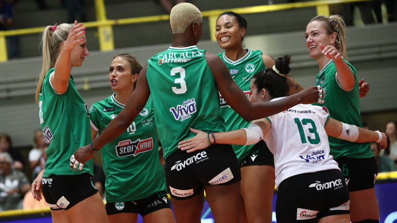 Βόλεϊ γυναικών: Με το… δεξί ο Παναθηναϊκός στο Challenge Cup, 3-1 την Τσβόλε