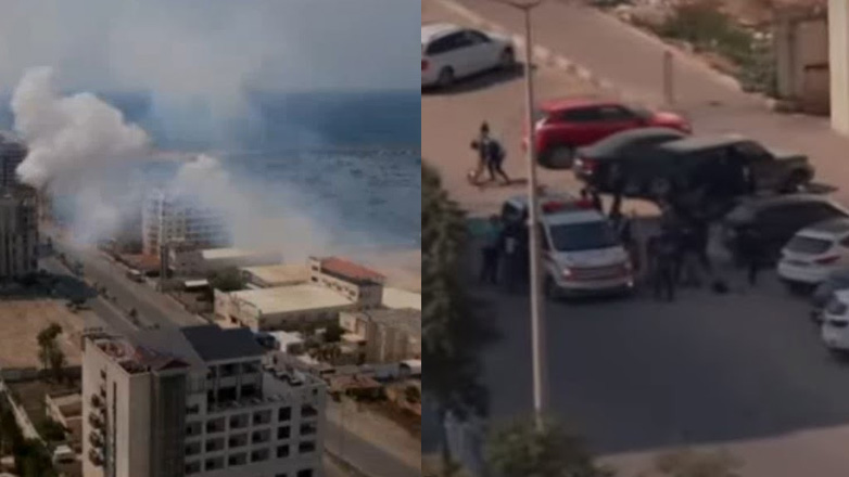 Σε real time η εσπευσμένη εκκένωση ομάδας δημοσιογράφων από κτήριο της Γάζας και η πυραυλική επίθεση που ακολούθησε