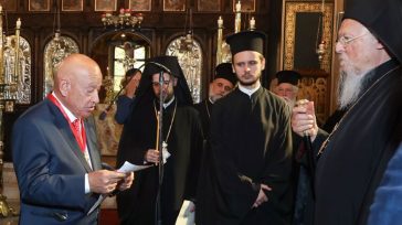Χειροθετήθηκε άρχοντας του Οικουμενικού Πατριαρχείου ο Γιώργος Προκοπίου