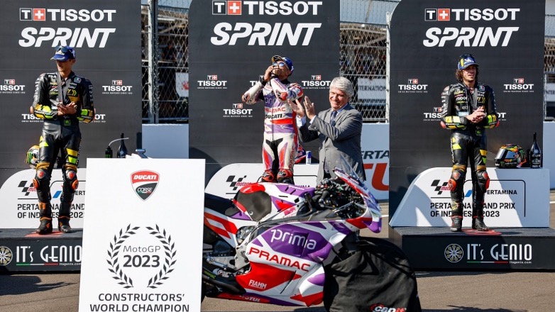 O Martin το Χρυσό στον Αγώνα Sprint της Ινδονησίας