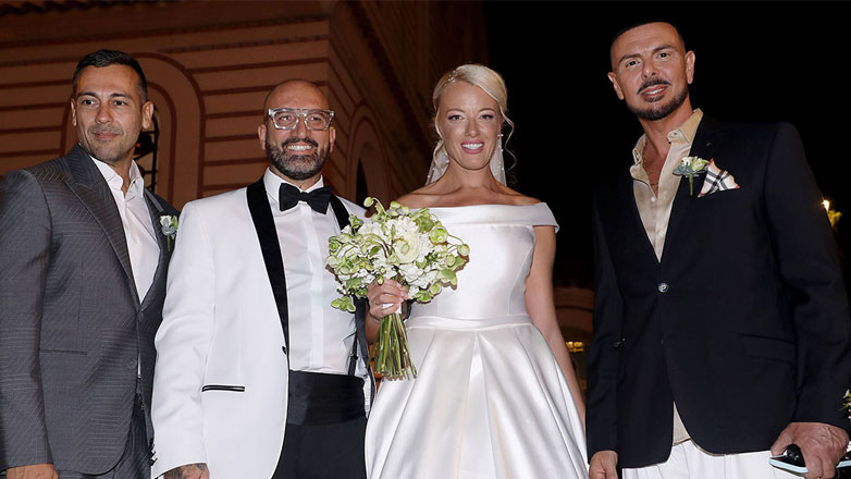 Ισορροπιστής: Ο γνωστός ράπερ παντρεύτηκε την σύντροφό του με κουμπάρο τον Βουρλιώτη