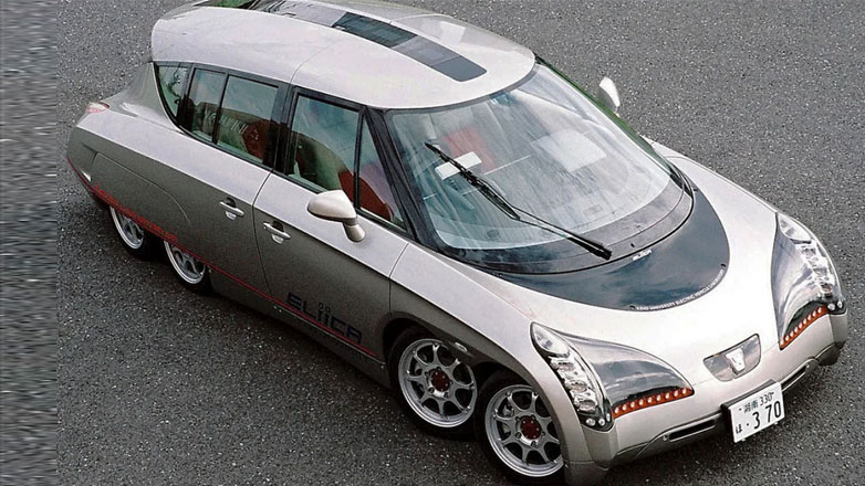 Eliica: Το 8τροχο ηλεκτρικό που κατασκεύασαν οι Ιάπωνες το 2004, με 644 άλογα και έναν ηλεκτροκινητήρα σε κάθε ρόδα