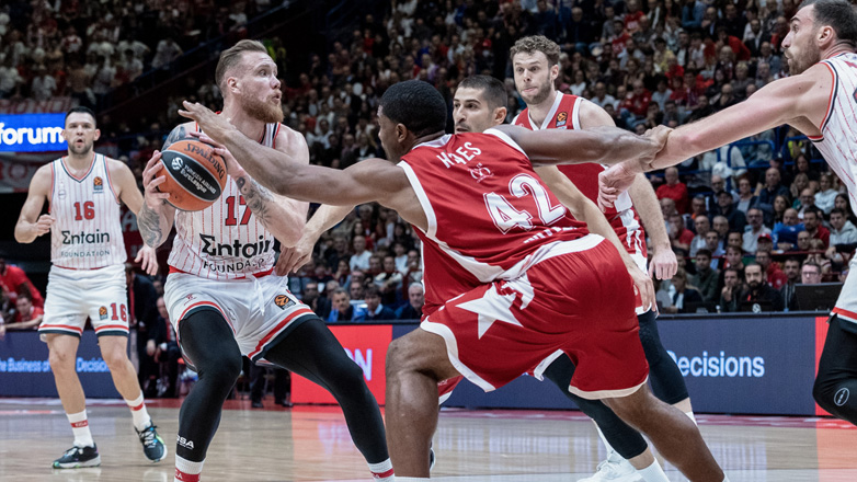 Δεύτερη συνεχόμενη ήττα για τον Ολυμπιακό, έχασε 65-53 από την Αρμάνι