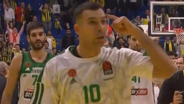 Φενέρμπαχτσε-Παναθηναϊκός: Ένταση μεταξύ Σλούκα και Ουίλμπεκιν μετά τη λήξη του αγώνα