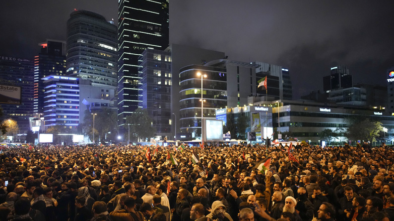 Νέα διαδήλωση μπροστά στο προξενείο του Ισραήλ στην Κωνσταντινούπολη