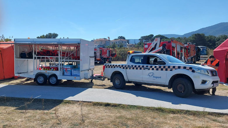 Με επιτυχία ολοκληρώθηκε η προγραμματισμένη άσκηση ευρείας κλίμακας στο αεροδρόμιο Μυτιλήνης «Οδυσσέας Ελύτης»