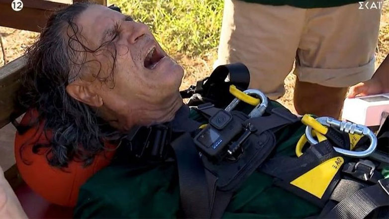Τραυματίστηκε ο Νίκος Βαμβακούλας στο «Ι’m a celebrity get me out of here»: «Δεν μπορώ, ζαλίζομαι»