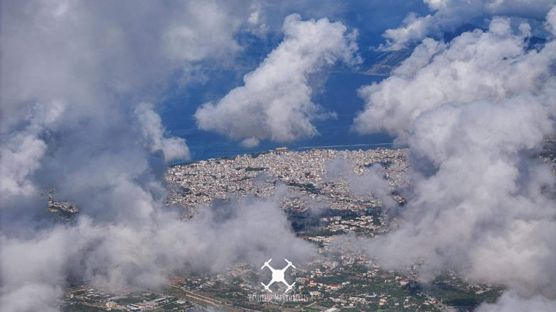 Η Πάτρα πάνω από τα σύννεφα!