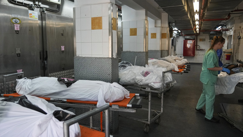 Τελ Αβίβ:  Στο ιατροδικαστικό ινστιτούτο οι ειδικοί προσπαθούν ακόμη να ταυτοποιήσουν τα θύματα από την επίθεση της Χαμάς