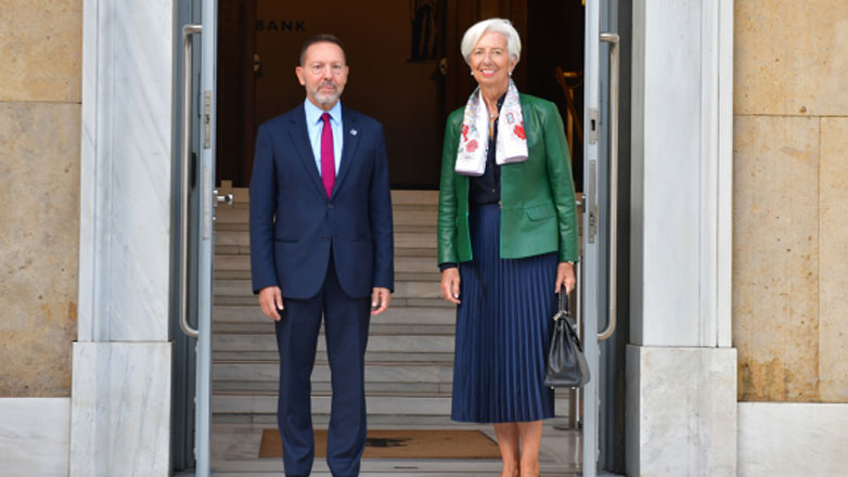 Στην Αθήνα η Κρ. Λαγκάρντ και η υποδοχή του Γ. Στουρνάρα