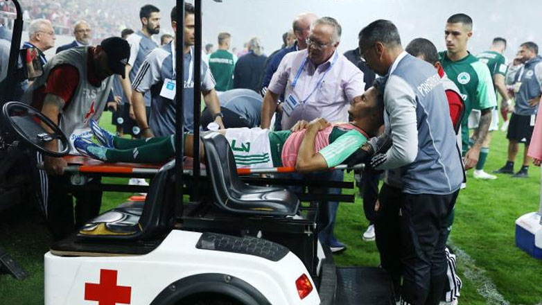 Ολυμπιακός: «Ψάχνουμε αυτόν που έριξε την κροτίδα και θα του απαγορευτεί δια βίου η είσοδος στο “Γ. Καραϊσκάκης”»