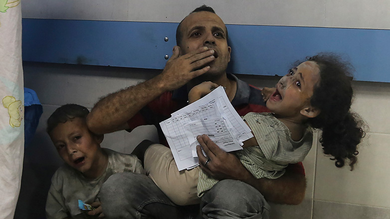 Οι εκτοπισμένοι της Γάζας παρουσιάζουν συμπτώματα ασθενειών