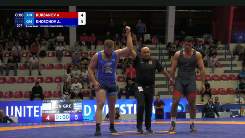 Πάλη: «Χάλκινος» ο Χοσόνοφ στο Παγκόσμιο