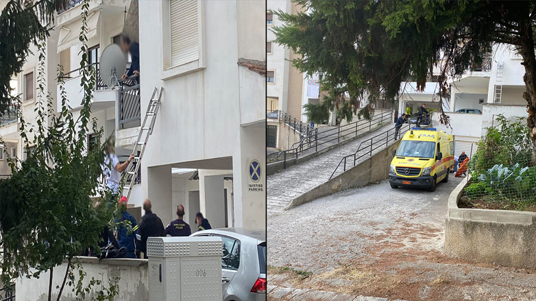 Σοκ στην Κοζάνη: Έπεσε τελικά από το μπαλκόνι άνδρας που απειλούσε να αυτοκτονήσει