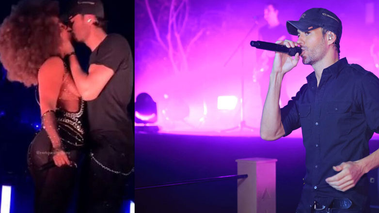 Enrique Iglesias: Ανταλλάσσει «καυτά» φιλιά με τραγουδίστρια – Δείτε το viral βίντεο που κυκλοφορεί