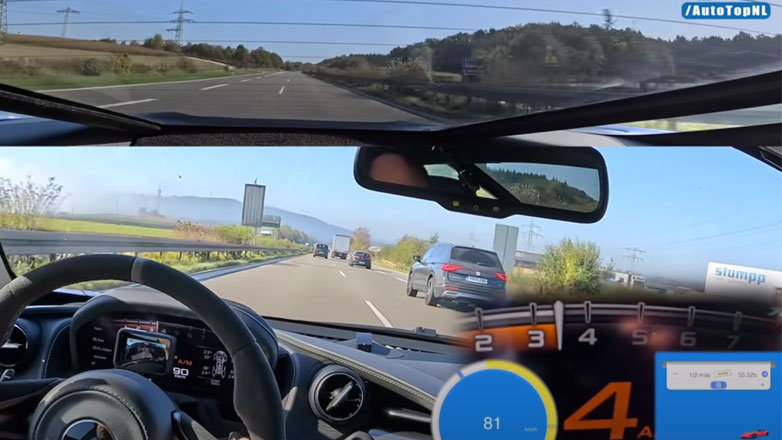 Πώς είναι να πηγαίνεις στη δουλειά σου με ένα αυτοκίνητο 950 ίππων χρησιμοποιώντας δρόμο χωρίς όριο ταχύτητας;