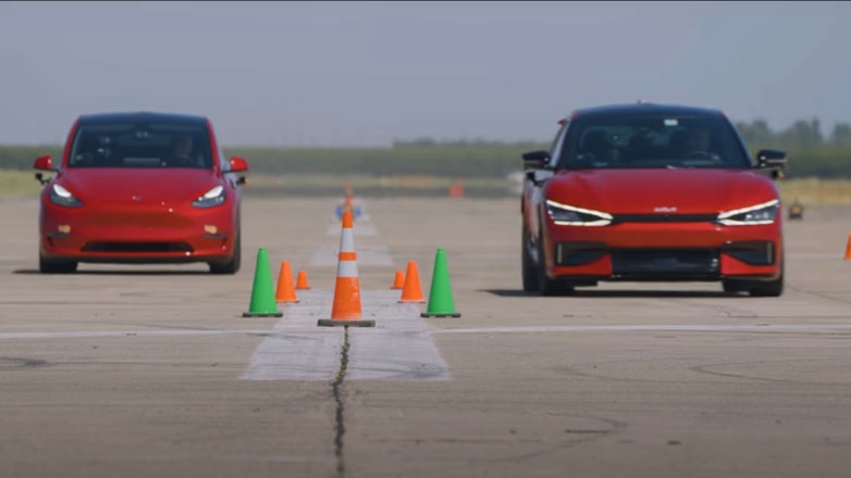 Kia EV6 GT εναντίον Tesla Model Y Performance στην απόλυτη κόντρα U-Drag