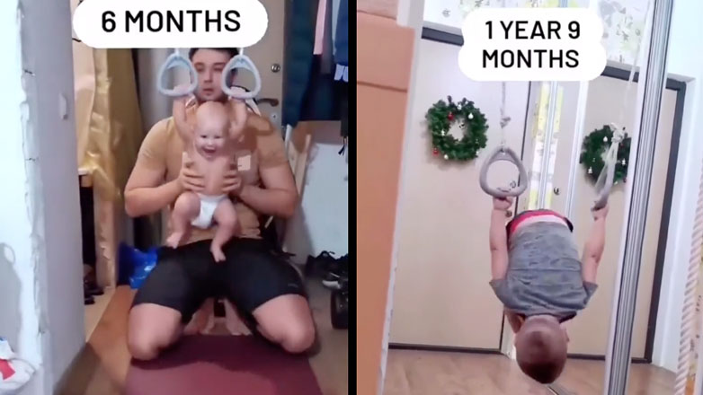 Αθλητής από κούνια