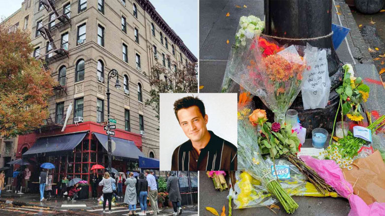 Matthew Perry: Δακρυσμένοι οι θαυμαστές του ηθοποιού έξω από το σπίτι των «Friends»