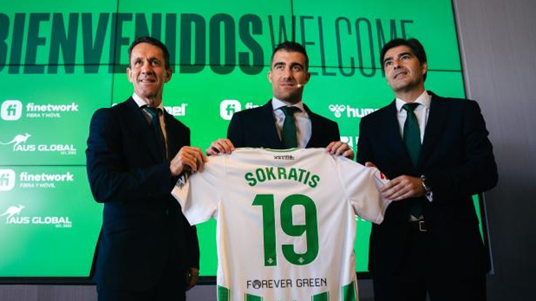 Ο Παπασταθόπουλος παρουσιάστηκε από την Μπέτις: «Να βοηθήσω με την εμπειρία μου»