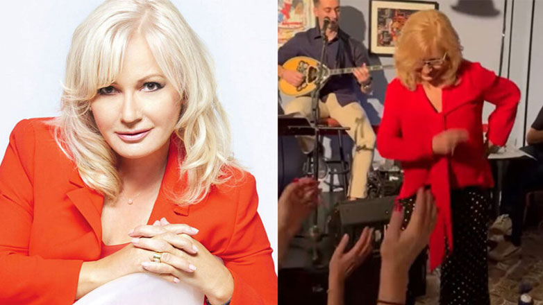 Αγγελική Νικολούλη: Μεράκλωσε σε νέα της έξοδο και χόρεψε ζεϊμπέκικο – Βίντεο